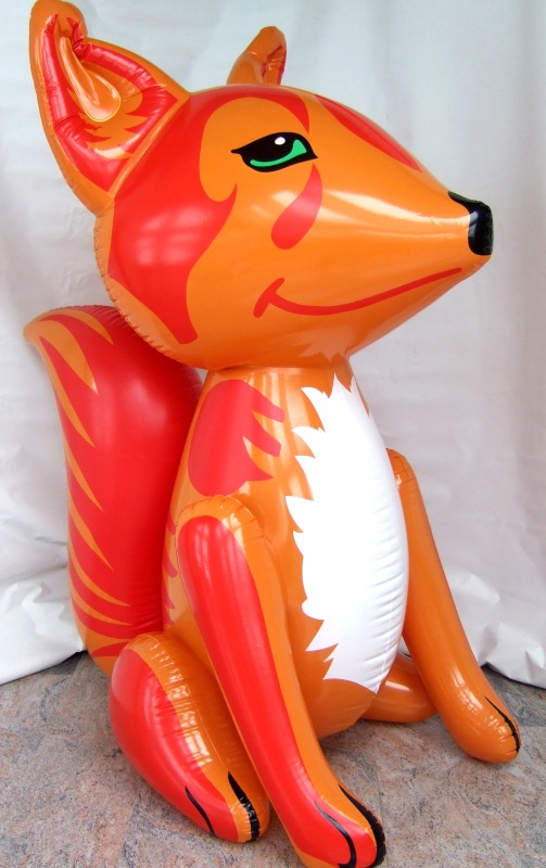 Fox Brown Shiny Inflatable World